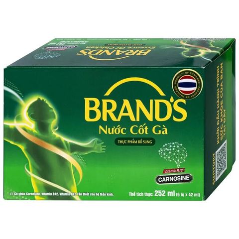 Thực phẩm bổ sung Nước cốt gà Brand's (6 lọ x 42ml)