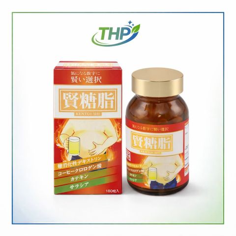KEN TOU SHI Nhật Bản – Viên Uống Giảm Cân, Giảm Mỡ Máu, Hỗ Trợ Ổn Định Đường Huyết – Lọ 180 Viên Chính Hãng