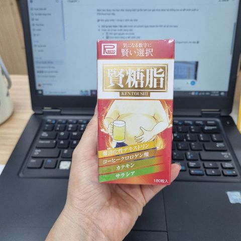 KEN TOU SHI Nhật Bản – Viên Uống Giảm Cân, Giảm Mỡ Máu, Hỗ Trợ Ổn Định Đường Huyết – Lọ 180 Viên Chính Hãng