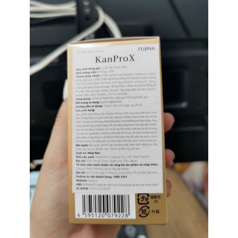Viên uống bổ gan KanProX – Hỗ trợ giải độc gan – Hộp 60 viên – Nhật Bản