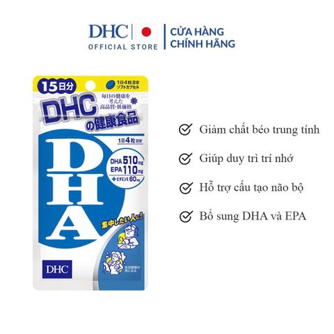 Viên Uống DHA DHC 240 Viên Chính Hãng Nhật Bản – Hỗ Trợ Trí Não, Thị Lực Và Sức Khỏe Tim Mạch