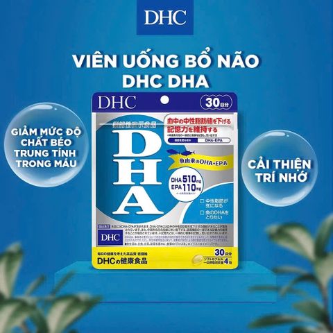 Viên Uống DHA DHC 240 Viên Chính Hãng Nhật Bản – Hỗ Trợ Trí Não, Thị Lực Và Sức Khỏe Tim Mạch