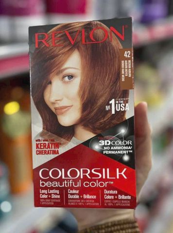 🎨 Kem Nhuộm Tóc Revlon 42 Lên Màu Chuẩn Đẹp, Chính Hãng, Bền Màu Tự Nhiên