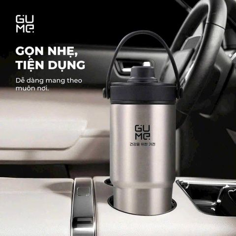 BÌNH GIỮ NHIỆT INOX 316 PHỦ GỐM GUME 735ML