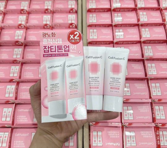 Set Kem chống nắng Cell Fusion C bảo vệ da 35ml x2 tặng kèm quà sốc 🏷️