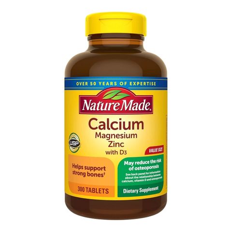 Calcium Magnesium ZinC D3 - Canxi hữu cơ dễ hấp không gây táo bón, Date 2029 Nature Made Mỹ