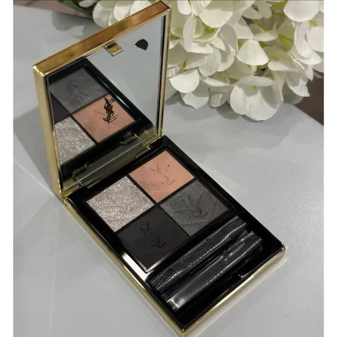 Couture Mini Clutch – Bảng Phấn Mắt 4 Ô Sang Trọng Vỏ Đen Da Chần✨ 786153