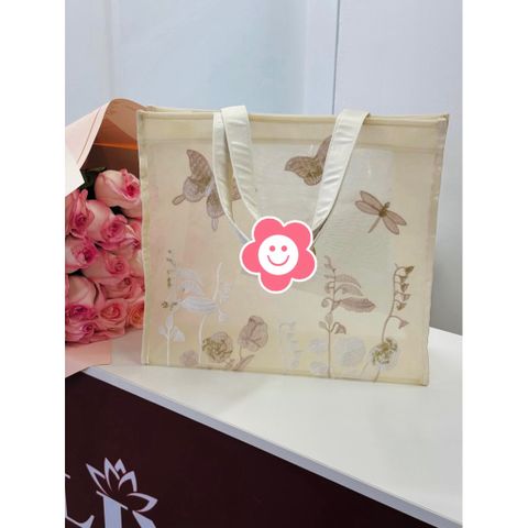 Embroidered Tote Bag – túi tote vải thêu lấy cảm hứng từ khu vườn🍒 786178