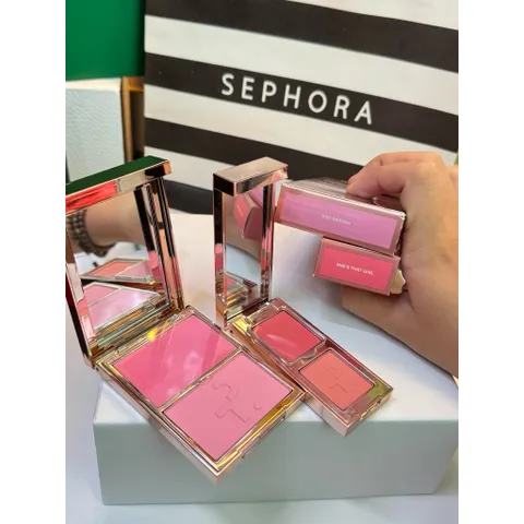 🌸 Má hồng Patrick Ta Double-Take Crème & Powder Blush Duo – Hiệu ứng căng bóng chuẩn luxury 786191