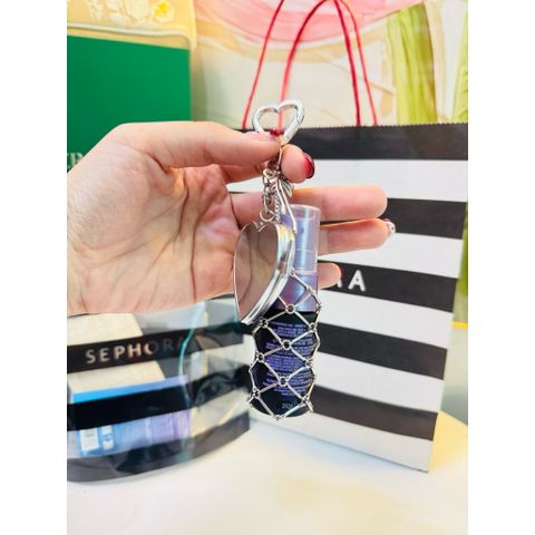 Charm Son Cao Cấp Kèm Gương Mini ✨ MÓC KHÓA TREO SON & GƯƠNG 2 mặt 786194