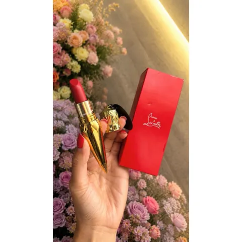 Son Christian Loubouin Silky Shine Lipstick màu 001 – son vỏ vàng sang trọn 786230