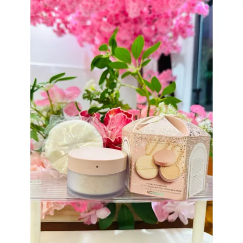 Phấn Phủ Kiềm dầu kèm mút Translucent Loose Setting Powder & Puff ✨mẫu mới 2026 786239