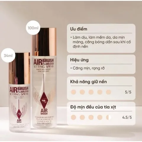 Xịt khóa nền quốc dân Airbrush Flawless Setting Spray ✨ 786254