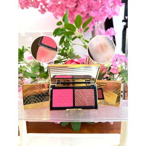 2IN1 bảng má + bắt sáng Nâu /Face Palette – Deep Hour Glow ✨ 786259