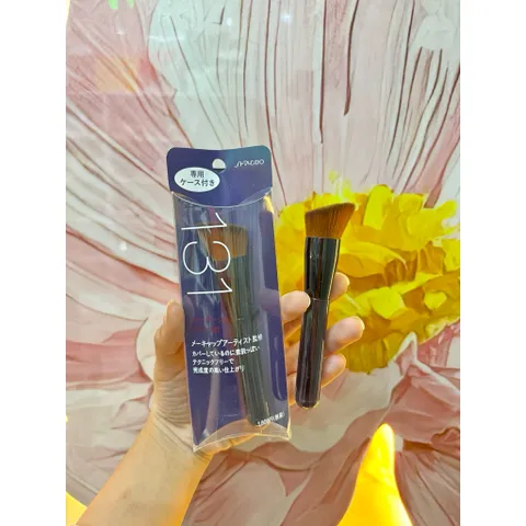 Cọ Nhật 131 – Cọ nền/kem nền đầu xéo kèm bao da xịn xò 🖤 786290