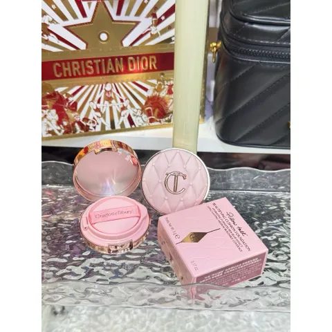 Phấn Nước Mini Vỏ Hồng Char?lotte Tilbury Cushion Foundation✨ 786298
