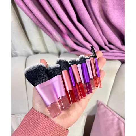 🌸 SET CỌ TRANG ĐIỂM MINI KÈM TÚI ZIP – NHỎ GỌN, XINH XẮN, TIỆN MANG THEO 🌸 786300