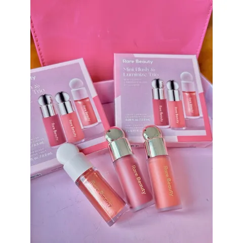 Set má hồng mini 🌸 Rare Beauty Mini Blush & Luminize Trio 🌸 786322
