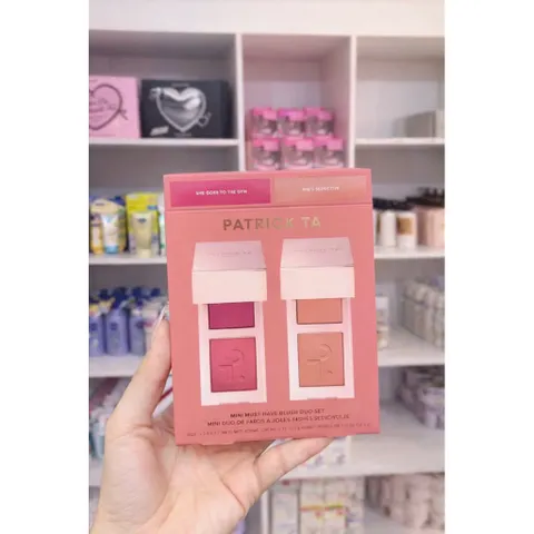 Patrick Ta Mini Must-Have Blush Duo Set má hồng mini 2 ô✨ 786374