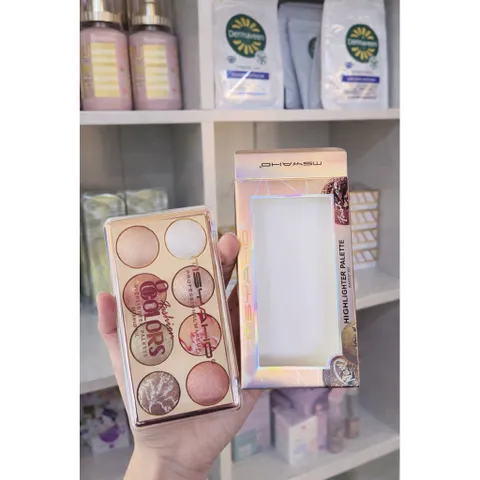 Bảng bắt sáng 8 ô tone champagne -nobrand✨ 786383