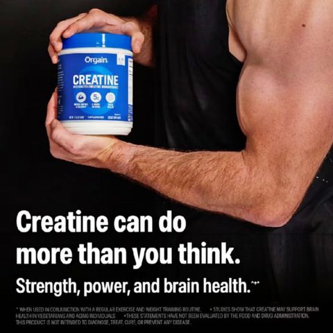 Bột Orgain Creatine Microni - zed Creatine Monohydrate |675g| Hỗ trợ cơ bắp - Tăng khối cơ - Nâng cao sức mạnh [SP Chuẩn Mỹ]