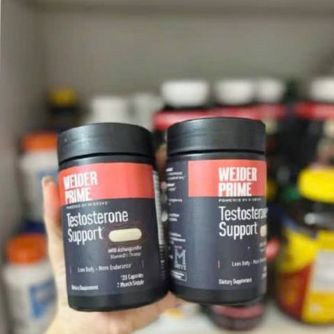 Viên uống Weider Prime Support |120 viên| Hỗ trợ cho nam giới - Giảm căng thẳng - Duy trì khối lượng cơ bắp & Nâng cao sức bền thể chất [SP Chuẩn Mỹ]