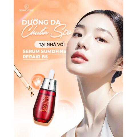 Serum dưỡng ẩm phục hồi da sau mụn Sumdfine Repair Serum B5 - 50ml