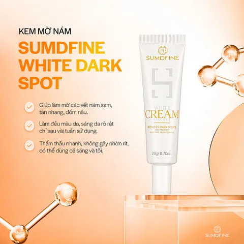 [HÀNG CHÍNH HÃNG] Kem Sumdfine White Cream Dark Spot Arbutin 5% – Hỗ Trợ Mờ Nám Sáng Da