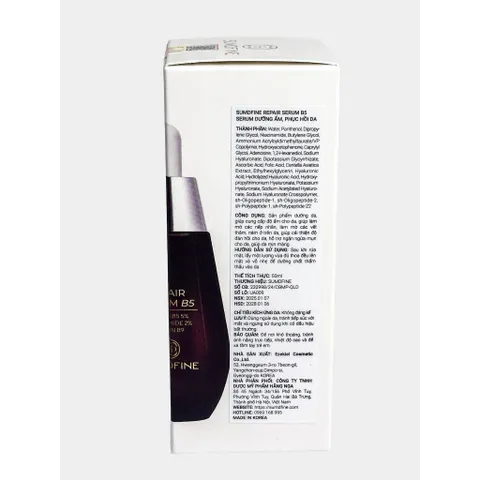 Serum dưỡng ẩm phục hồi da sau mụn Sumdfine Repair Serum B5 - 50ml