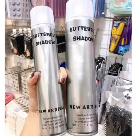 💥Gôm xịt tóc Butterfly-Btturefly Shadow 320ml Gôm Bạc Giữ Nếp Tạo Kiểu Tóc Nam Nữ Chính hãng 786435