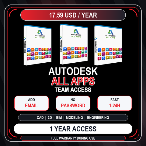 Autodesk All Apps 1 Năm | Add Mail Vào Nhóm | Bảo Hành Trọn Thời Gian