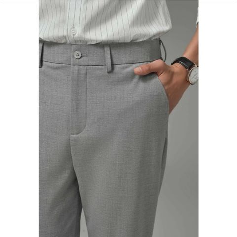 [ Thanh lý] Quần Âu Nam / Quần Baggy công sở Nam Chất Liệu Polyester Mềm Mại Thiết Kế Tối Giản Krik