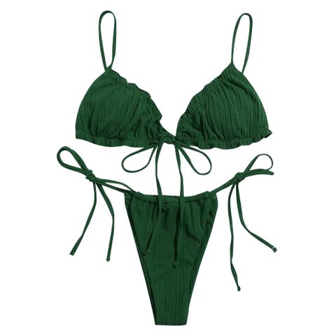Set bikini gọng nâng ngực lệch một vai quyến rũ dành cho nữ