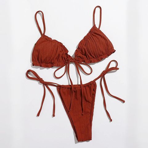 Set bikini gọng nâng ngực lệch một vai quyến rũ dành cho nữ