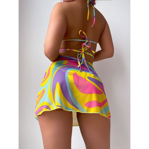 Set bikini bộ bơi đi biển liền thân hở lưng sang trọng