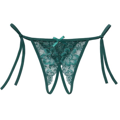 [Che tên] Quần lót lọt khe buộc dây trong suốt gợi cảm sexy