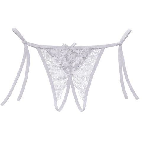 [Che tên] Quần lót lọt khe buộc dây trong suốt gợi cảm sexy