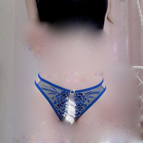 [Che tên] Quần lót hở đáy - Lọt khe chip ren dây gợi cảm không đáy sexy hoa văn xinh