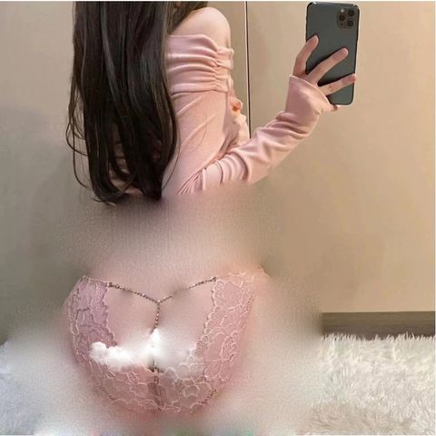 [Cao Cấp] Quần lót ren lọt khe dây xích sau mông