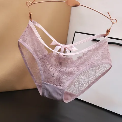 [Che tên] Quần lót ren nữ thiết kế dây đan nơ siêu Sexy