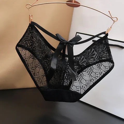 [Che tên] Quần lót ren nữ thiết kế dây đan nơ siêu Sexy