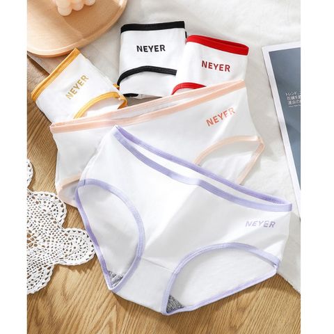 Mix 5 quần lót nữ Cotton Never thoáng mát tôn dáng