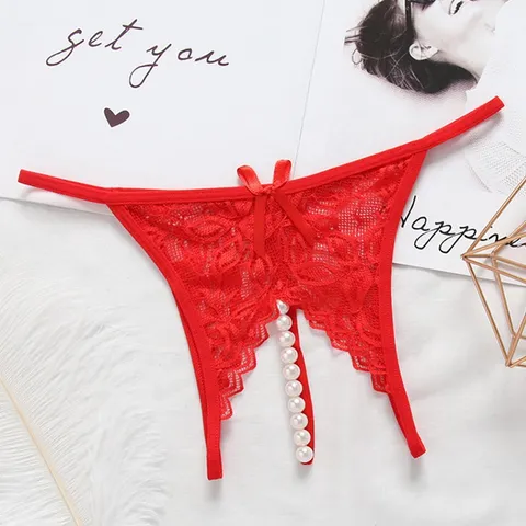 Quần lót nữ lọt khe dạng lưới đính hạt gợi cảm