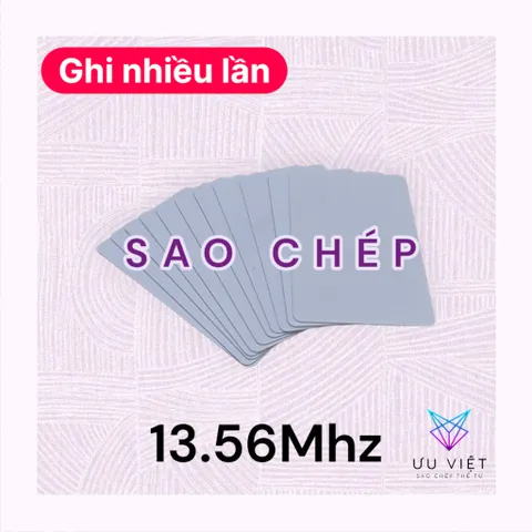 [Sao chép 2 Tần Số] Set 5/10 thẻ từ 2 tần số 13.56Mhz và 125khz