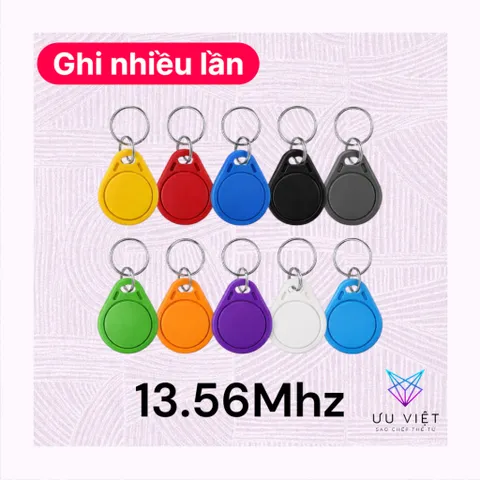 [Sao Chép Bằng Máy]  Set 5/10 móc khoá RFID UID tần số 13.56Mhz (Màu ngẫu nhiên)