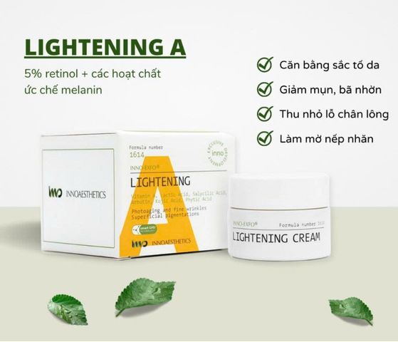 Kem Peel Da Vitamin A 5% Innoaesthetics Inno Lightening (15g)