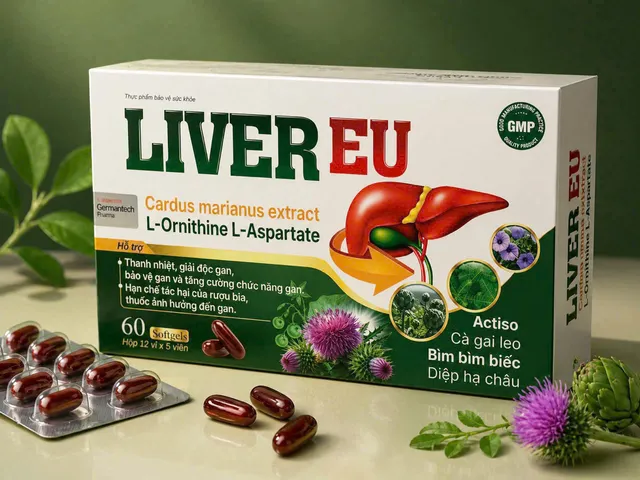 Viên uống Bổ Gan Liver EU Hộp 60 viên nang mềm