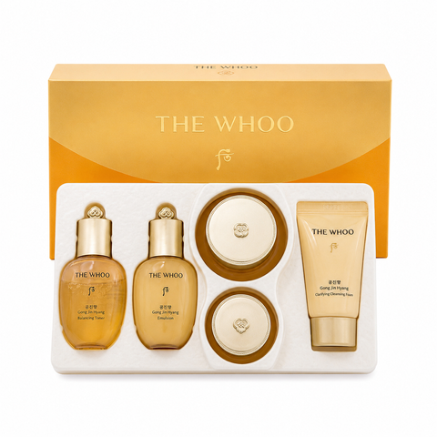 Set dưỡng ẩm ngừa lão hóa cao cấp Whoo vàng mini 5 món