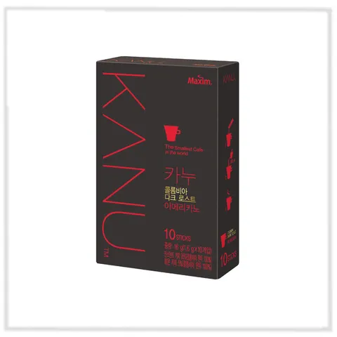 [MAXIM KANU] Cà phê kanu hàn quốc dark roast, mild roast americano 10 gói - 카누 커피
