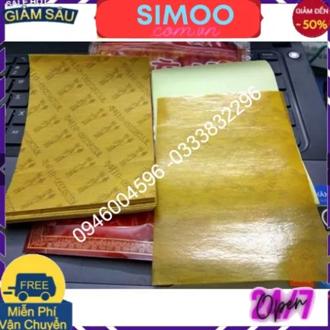 Combo 5 Túi Cao Dán Sâm đỡ đau Đỏ Power korea thời thượng 20 miếng